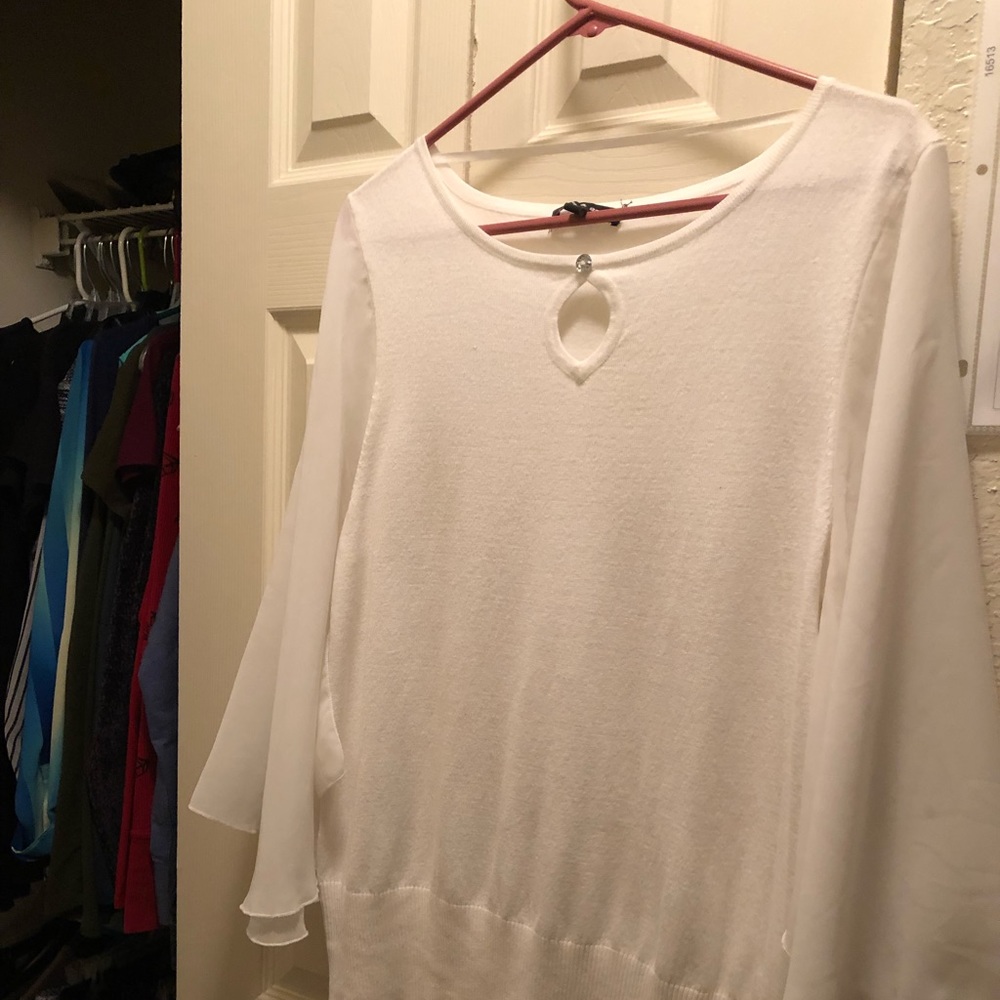 Cream blouse